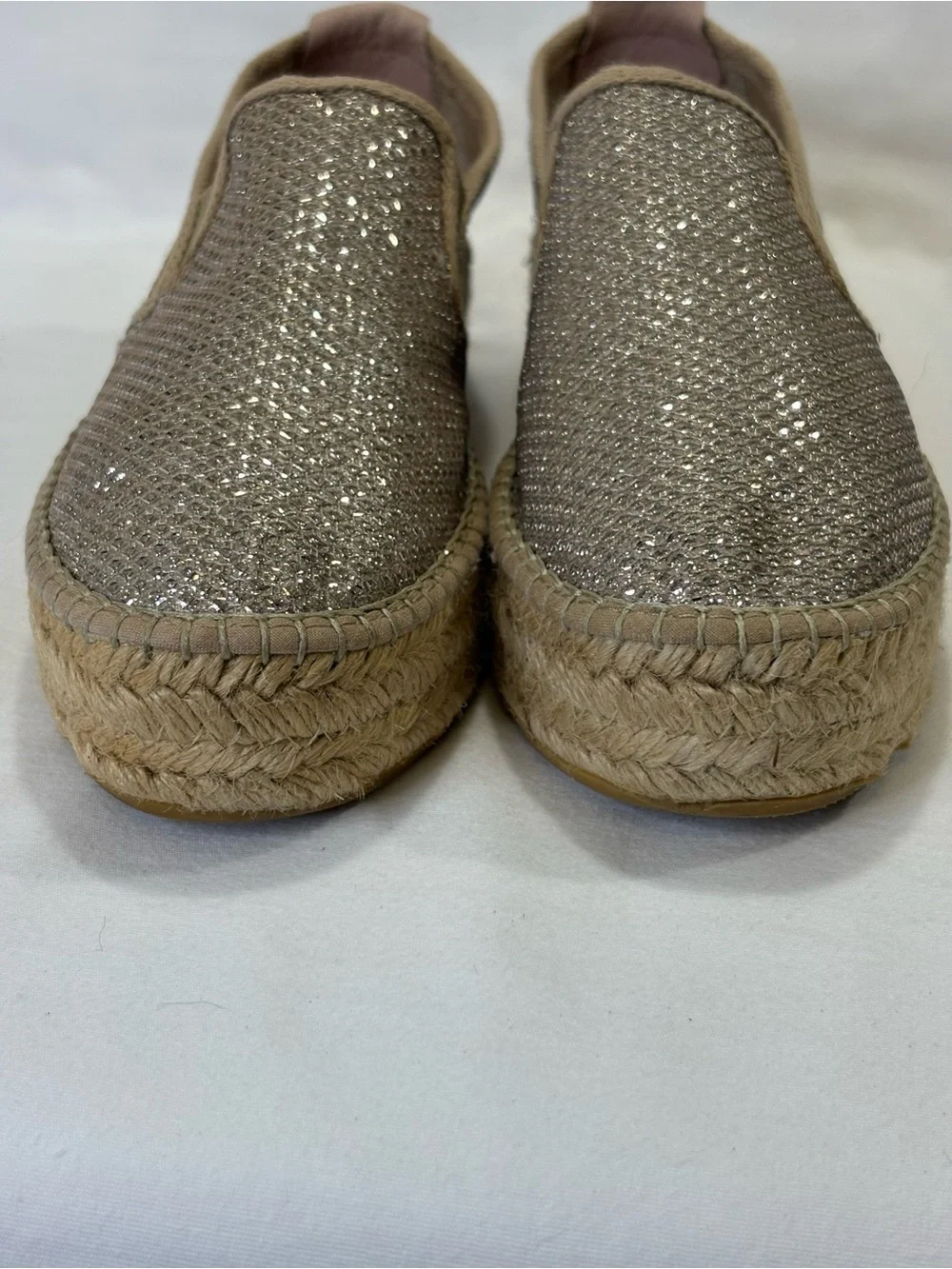 MEDICUS Champagne Slip-On Espadrille Sneakers SZ 36 / SZ 6 MADE IN SPAIN
